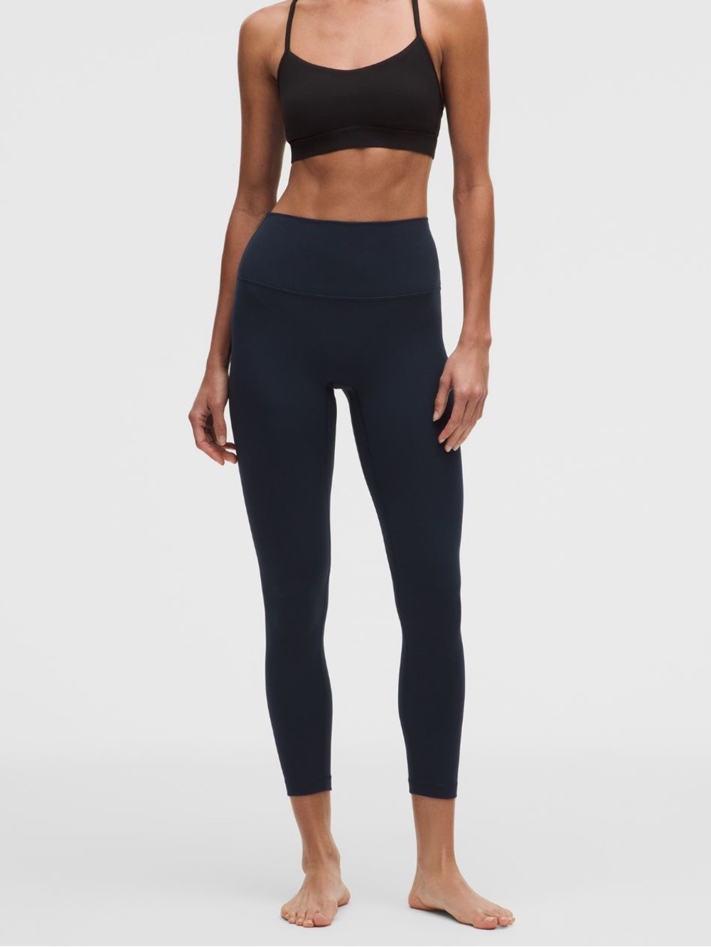 Lululemon navy blue high rise align leggings 25”